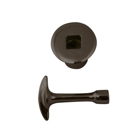 WESTBRASS 3/4" NPSM Log Lighter Gas Valve Trim Kit in Oil Rubbed Bronze R500-12